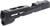 Rival Arms RARA10G306A Precision Slide A1 Black QPQ Steel, Ported, Front & Rear Serrations, RMS Optic Cut Fits Glock 43/43X