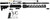 TacFire SSRK556LPK Lower Parts Kit Unassembled Rifle Kit 223 Rem/5.56x45mm NATO AR Platform  Aluminum 1/2"-28 tpi