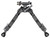 Accu-Tac BRASQDG204 BR-4 G2 Arca Spec Bipod made of Black Hardcoat Anodized Aluminum with ARCA Style Rail Attachment, Steel Feet & 5.75"-8.25" Vertical Adjustment