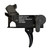 Franklin Armory 0650000BLK  BFSIII Black Curved Fits CZ Scorpion Style Ambidextrous