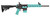 Tippmann Arms A101203 M4-22 LTE 22 LR 25+1 16" Black Parkerized Threaded Barrel, Matte Black Aluminum Receiver w/Picatinny Rail, Robin Egg Blue M-LOK Handguard, Composite Forend, Black Polymer Stock,