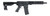 Andro Corp Industries 556103HBMPS ACI-15 Halo 5.56 NATO 30+1 10.30" Black Nitride Threaded Barrel, Black Anodized Aluminum Receiver w/Picatinny Rail, Black Polymer SBA3 Pistol Brace, A2 Grip, Ambidext