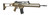 HK 81001321 G36  22 LR 20+1 18.13" Black Barrel w/Flash Suppressor, Flat Dark Earth Receiver w/Picatinny Rail, Flat Dark Earth Folding Synthetic Stock, Polymer Grip