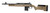 Savage Arms 58202 110 Scout Full Size 450 Bushmaster 5+1 16.50" Matte Black Threaded Barrel, Picatinny Rail Carbon Steel Receiver, Flat Dark Earth Magpul Hunter Synthetic Stock, Left Hand