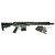 Great Lakes AR-10 Rifle .308 Win 10rd Magazine 16" Barrel Lichen Black with 5 OTF 3-1/2" Blade Knives