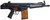 Century Arms HG7887N AP51 PDW 7.62x51 20+1 8.30" Black Steel Barrel, Black Stamped Metal Receiver, Black Navy Style Grip