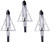 Allen 14694 CX Terminus Broadhead Stainless Steel Blades Silver 3 Pack