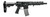 Griffin Armament MK2PSD30095P-W MK2 PSD 300 Blackout 9.50" Threaded Barrel, Black Anodized Aluminum Receiver w/Picatinny Rail, M-LOK Handguard, Black Polymer SBA3 Brace, Black A3 Grip, Ambidextrous