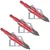 Allen 14696 Photon Broadhead Stainless Steel Blades Red 3 Pack