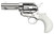 Taylors & Company 200072 1873 Cattleman 45 Colt (LC) Caliber with 3.50" Barrel, 6rd Capacity Cylinder, Overall Nickel-Plated Finish Steel  & Ivory Birdshead Synthetic Grip
