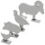 BC SILHOUETTE KNOCK OVER TARGETS 4PACK