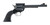 Rough Rider Tactical Cowboy Large Frame 22 LR/22 WMR 6 Shot 6.50" Black Oxide Threaded Barrel & Cylinder, Black Oxide Zinc Alloy Frame w/Picatinny Rail, Manual Safety, Exposed Hammer