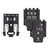 Safariland QUICK2KIT32 Quick Locking System Kit Black Nylon