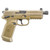 FN FNX-45 Tactical Handgun .45 ACP 15rd Magazines (2) 5.3" Threaded Barrel FDE Night Sights