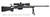 Horizon Firearms RF019C221816C20 Vandal Carbon II 22 Creedmoor 18" Black Fluted Barrel, Black Drilled & Tapped Receiver, Black Iota EKO X Carbon Fiber Stock