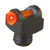 TruGlo TG954DR StarBrite Deluxe Bead  Black | Red Fiber Optic Front Sight 2.6 mm Threads