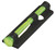 HiViz PM1002 CompSight Bead Replacement Front Sight  Black | Green/Red/White Fiber Optic Front Sight Universal Threads