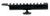 Weaver Mounts 48320 Single Rail Carry Handle Tactical Mount  Black