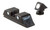 Trijicon 600234 Bright & Tough Steel Sights  Black White Dot Front Sight-Black White Dots Rear Sight-Glock 17 MOS/19 MOS/34 MOS (No Tritium) Standard Frame