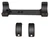 DNZ 10006 Game Reaper Scope Mount/Ring Combo Matte Black 1" Tube, Fits TCA Impact/Triumph/Pro HUnter FX/Pro Hunter/Omega/Encore, Medium Rings