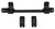 DNZ 18200OS Game Reaper-Savage Scope Mount/Ring Combo Matte Black 1"