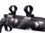Weatherby TRBVLAS3 Scope Mount/Ring Combo  Matte Black Alloy 30mm Tube, Weatherby Mark V Medium Rings Standard 6-Lug Action