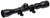 TruGlo TG-853932B Trushot  Black Anodized 3-9x32mm 1" Tube Duplex Reticle w/Rings 3/8" Dovetail