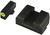 AmeriGlo GL611 Optic Compatible Sight Set for Glock  XL Tall Green Tritium LumiGreen Outline Front Sight-Black Rear Sight