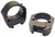 Talley TMS35H Modern Sporting  Black Anodized Aluminum 35mm Tube High Picatinny Rail 0 MOA