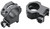 Weaver Mounts 48362 Four-Hole Skeleton Rings  Matte Black 1" Extra High