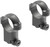 Leupold 49944 Ringmounts  Matte Black Ruger M77 1"  Super High