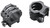 Weaver Mounts 48349 Six-Hole Skeleton Rings  Matte Black 1" Medium