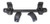 DNZ X97500   Black Aluminum 30mm Tube Medium Rings