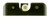 TruGlo TG231X1W Tritium Pro  Black | Green Tritium White Outline Front Sight Green Tritium Rear Sight