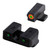TruGlo TG231X1C Tritium Pro  Black | Green Tritium Orange Outline Front Sight Green Tritium Rear Sight