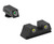 Meprolight USA 102203201 Tru-Dot  Green Tritium White Outline Front Sight-Yellow Tritium White Outline Rear Sight Glock 42/43/43X/48