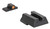 Meprolight USA 415453131 Hyper-Bright  Green Tritium Orange Outline Front Sight-Green Tritium Black Outline Rear Sight HK VP9/HK45/HK45C