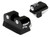 Trijicon 600145 Bright & Tough Night Sights  Green/Tritium White Outline Front Sight-Green/Tritium White Outline Rear Sight Colt 1911 0.055 Tang