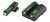 Truglo TFX Tritium/Fiber-Optic Day/Night Sights Fit Taurus MIllennium 62 709 Slim / 740 Slim - White Outline Front/Rear Green/