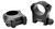 Warne 7202M Scope Rings Mountain Tech Matte Black 1" High 0 MOA