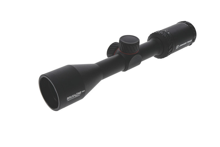 Crimson Trace 0101540 Brushline Pro Black Anodized 3-9x40mm 1" Tube BDC Muzzleloader Reticle