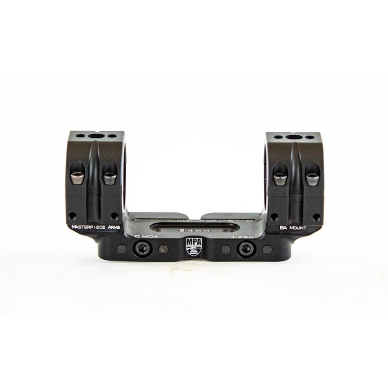MPA Bolt Action Scope Rings 30mm 1.125" Height Black