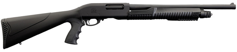 Charles Daly 930294 301  Full Size Frame 12 Gauge Pump 3" 4+1 18.50" Black Steel Barrel, Black Aluminum Receiver, Black Fixed Synthetic Stock, Black Polymer Grip