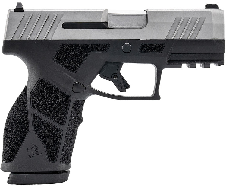 Taurus 1-GX2939 GX2  9mm Luger 13+1 3.37" Matte Stainless Steel Barrel, Matte Serrated Stainless Steel Slide, Matte Black Polymer Frame w/Picatinny Rail, Polymer Grip