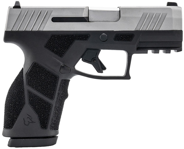 Taurus 1-GX2939-10 GX2  9mm Luger 10+1 3.37" Matte Stainless Steel Barrel, Matte Serrated Stainless Steel Slide, Matte Black Polymer Frame w/Picatinny Rail, Polymer Grip