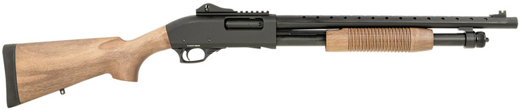 Tokarev USA 21000408 TX3  12 Gauge 18.50" 3" 5+1, Black Metal Finish, Turkish Walnut Stock, Fiber Optic & Ghost Ring Sight (Accepts Mossberg 590 Furniture)