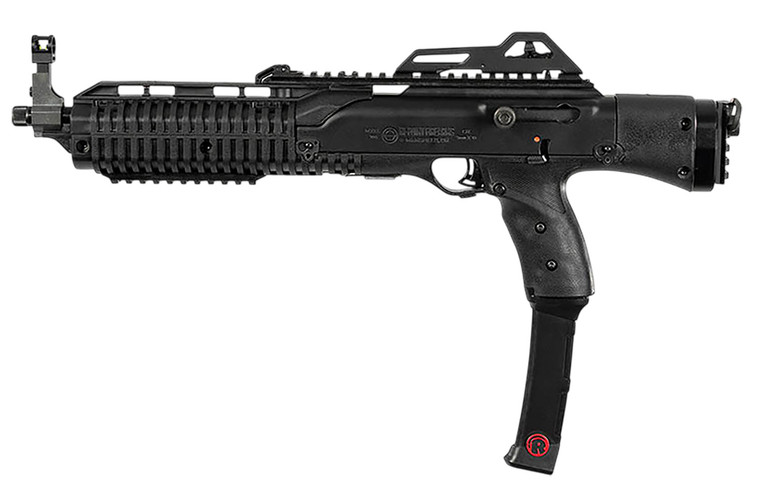 Hi-Point 995P 1095P  9mm Luger 10+1 13.25" Black Threaded Barrel, Black Powdercoat Polymer Receiver w/Picatinny Rail, No Brace, Rear Picatinny Rail, Black Plastic Grip