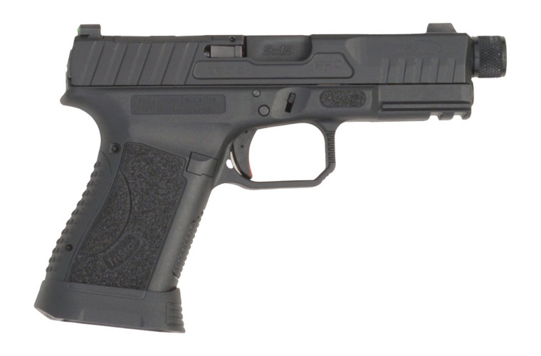 TriStar 85780 Apoc Pro 9mm Luger 15+1 4.50" Black Threaded Barrel, Black Steel Optic Ready/Serrated Slide, Black Polymer Frame w/Picatinny Rail, Interchangeable Backstrap Grip