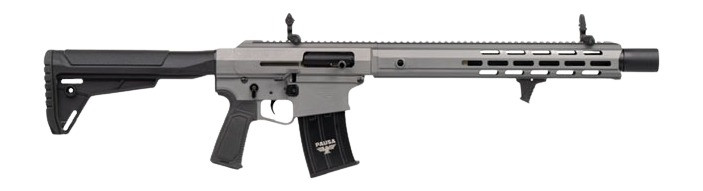 Panzer Arms PAAR12PROGLF AR12 Pro-L 12 Gauge Semi-Auto 3" 5+1 18.50" Black Barrel, Tactical Gray Cerakote Aluminum Receiver w/Picatinny Rail, M-LOK Handguards, Gray Synthetic Stock, Black Polymer Grip