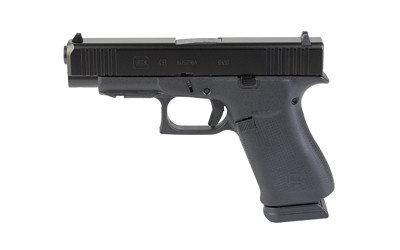 GLOCK 48 9MM 15RD BLK FRONT RAIL